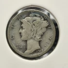 1918-S Mercury Silver Dime | BETTER YEAR | Many No Reservation Auction