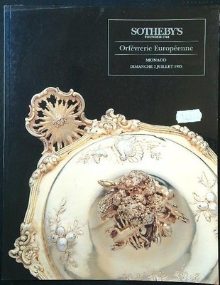 SOTHEBY'S SALE MONACO 2 JULLIET 1995 AA.VV. SOTHEBY'S 1995 \ BROSCHÜRE