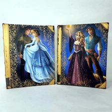 Disney Fairytale Designer Collection Journal  Cinderella & Rapunzel Lot of 2