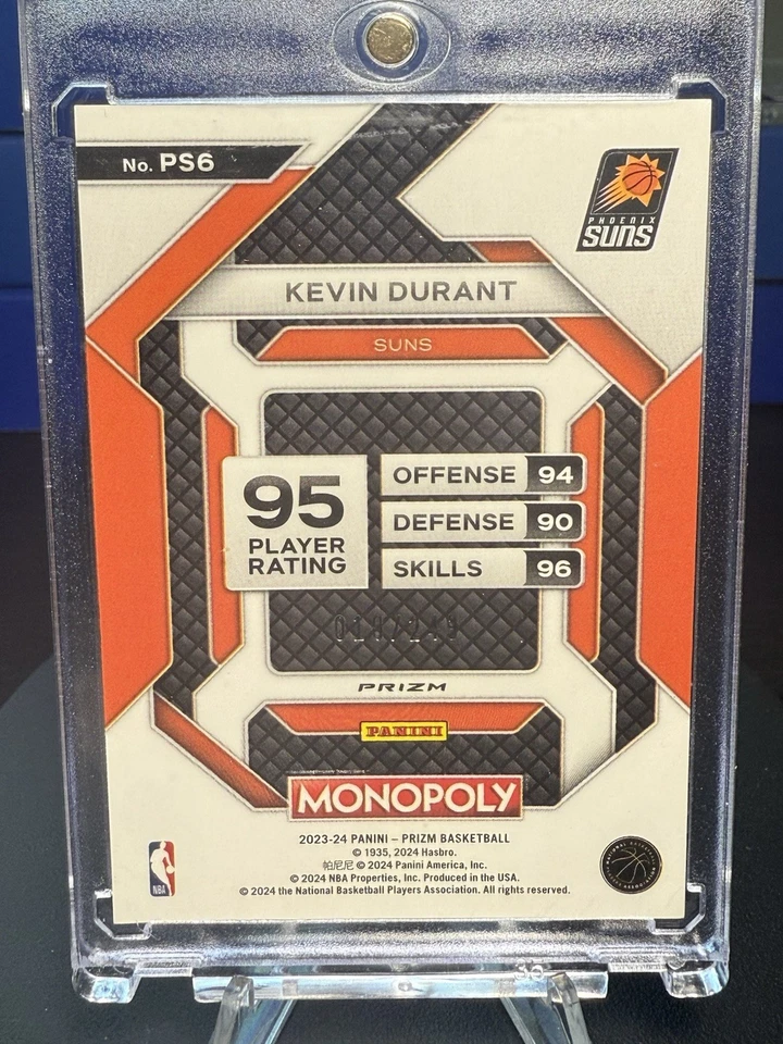 2023 KEVIN DURANT Panini призма монополия (коричневый) /249 #PS6 - Изображение 2 из 2