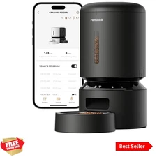 Automatic Cat Feeder, 5G WiFi Automatic Dog Food Dispenser with Freshness Pre...