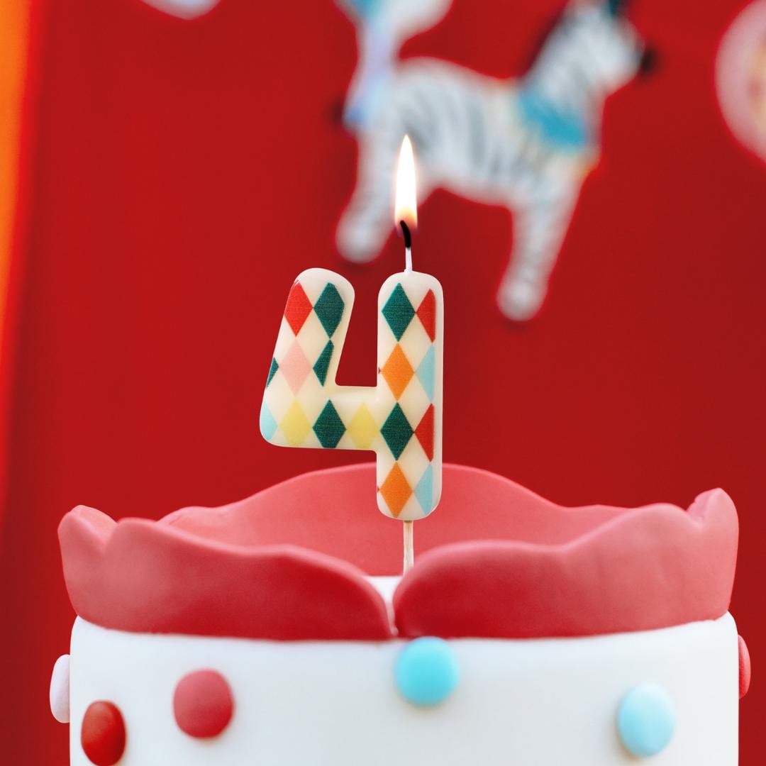 Circus Cake Candle 4