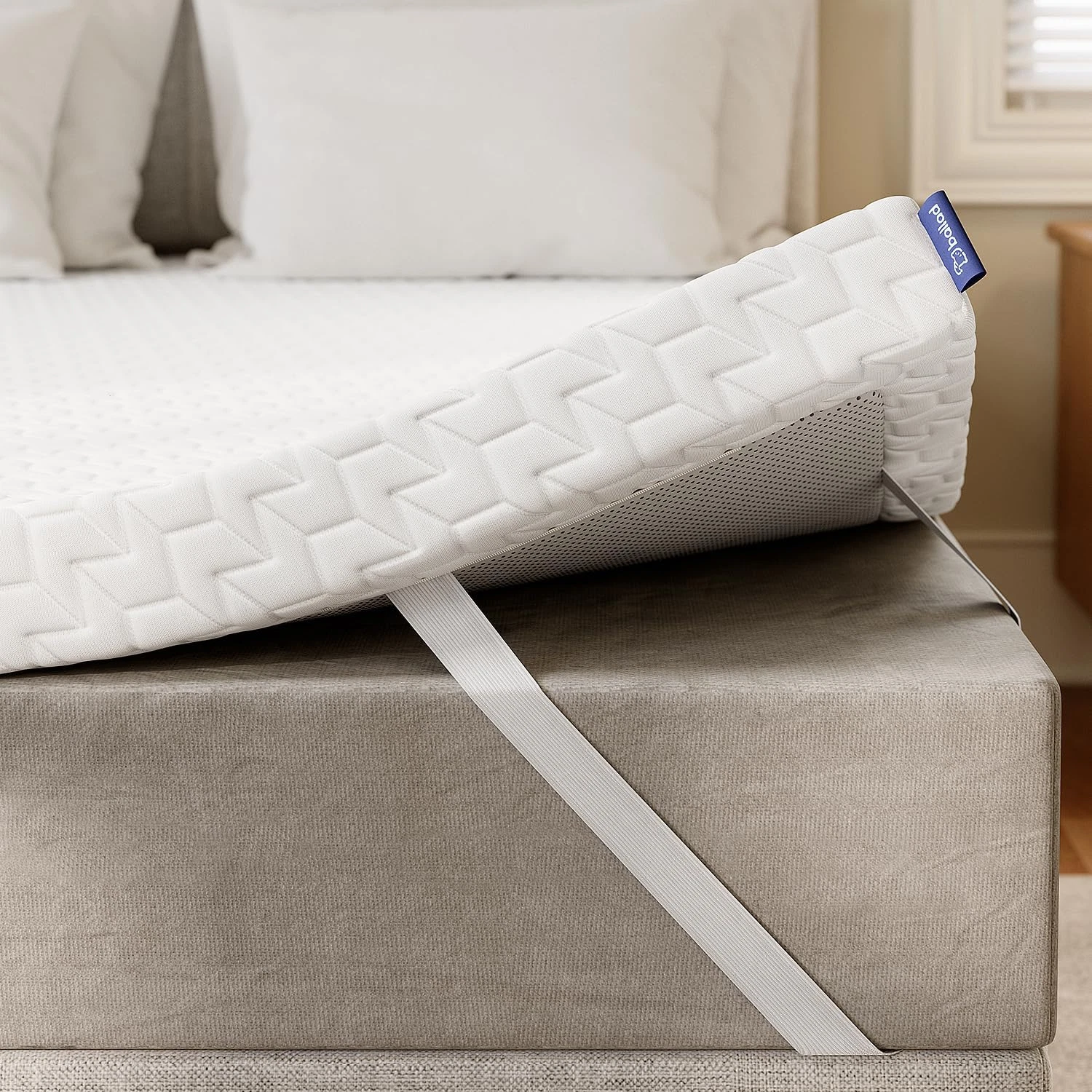 3 Inch Firm Mattress Topper King Size - Cooling Gel Memory Foam Bed Topper for B