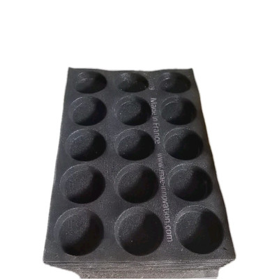 Burgerbackform Burgerform 10,4 cm Durchmesser, 60x40 cm. SILIKON-Glasfaser