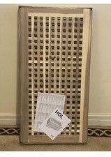 Brand New Flat Packed IKEA HOL 98 cm x 50 cm Storage/Side Table,Acacia,50161321