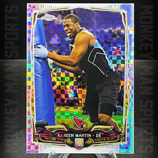 2014 Chrome - Kareem Martin Rookie RC - #162 X-FRACTOR CARDINALS MINT