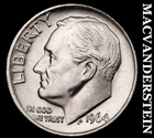 1964 Silver Roosevelt Dime - Choice Gem Brilliant Unc  Lustrous  #i1013