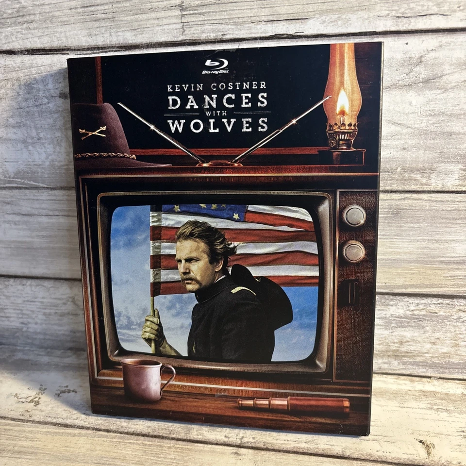 Dances with Wolves (Blu-ray, 1990) Ships Free W/Slipcover Kevin Costner Mint - Image 2 of 4