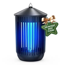 Bug Zapper Indoor Outdoor, Mosquito Zapper, Electric Fly Traps IPX4 Waterproo...