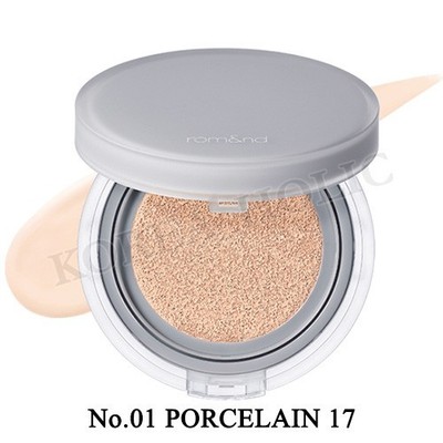 ROMAND Nu Zero Cushion 15g #01 Porcelain 17 Cover Cushion Korean Cosmetics NEW