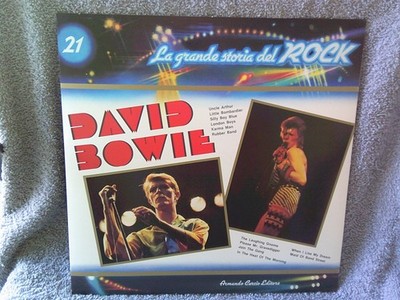 DAVID BOWIE - LA GRANDE STORIA DEL ROCK 21 CURCIO   GSR - 21 - GATEFOLD - ITALY