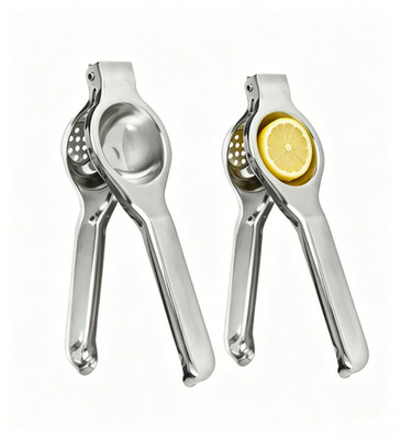 2x Hand Press Lemon Squeezer Juicer Stainless Steel Lime Citrus Fruit Extractor