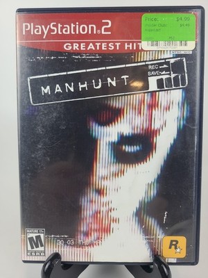 Manhunt (Sony PlayStation 2, 2003)  PS2 Rockstar Games W/Manual CIB *MUST READ*