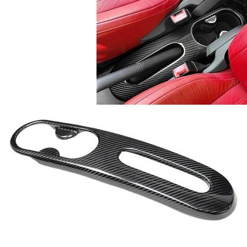 Central Console Handbrake Water Cup Holder Frame Cover Trim For Fiat 500 2016-23 - Afbeelding 1 van 6