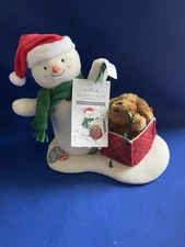 NEW Hallmark 2024 Jingle Pals WRAPPED IN JOY SNOWMAN W/Sound & Motion