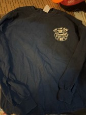 FDNY Fire Dept Shirt Medium Sweatshirt Engine 50 Ladder 19 26 South Bronx NYC NY