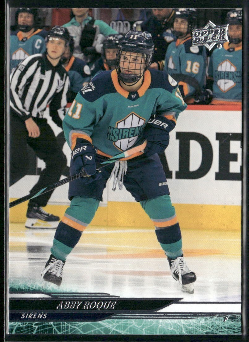 2024-25 UPPER DECK PWHL 2nd EDITION BASE #47 ABBY ROQUE NEW YORK SIRENS A1