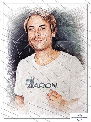 DJ Aaron--6e2c-- 1x Print, 1x Keyring, 1x Postcard