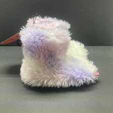 Wonder Nation Purple Monster Claw Foot Slippers Toddler Girl 7/8 Plush Bootie