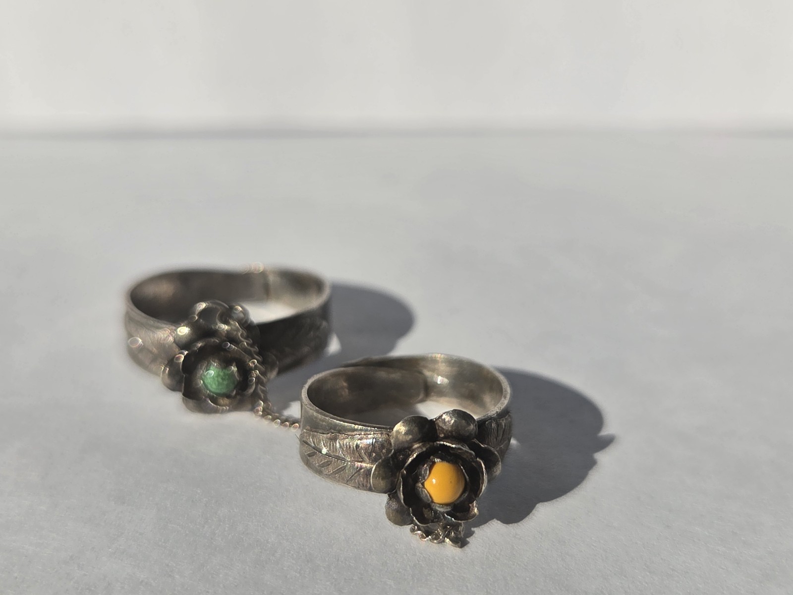 Unique Stackable Sterling Silver Ring ADJUSTABLE … - image 2