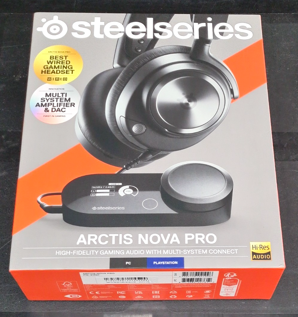 SteelSeries Arctis Nova Pro Over-Ear Gaming Headset GameDAC Gen2 PC PS5 - NEW
