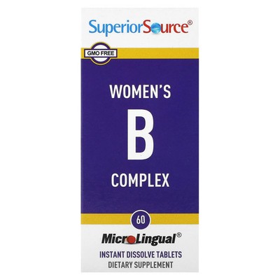 Women's B Complex, 60 MicroLingual Instant Dissolve Tablets