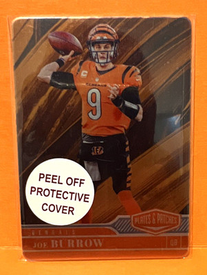 Panini 2023 Plates & Patches Joe Burrow Bengals Metal Gold #20 /10