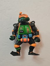 Vtg 1992 TMNT Mutant Military 2 NAVY SEAL MIKE Near COMPLETE MINT COND & PAINT 
