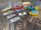 Huge Lot Vintage Corgi Vehicles Marlin FWC Jeep James Bond Camper Jaguar T-Bird