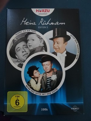 Sammlungsauflösung: 3 DVDs mit Heinz Rühmann, Edition 3, von Hörzu, neu