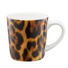 AMBITION Kaffeebecher Animal 250 ml Leopard Porzellan Natur Kaffee Tee Wild