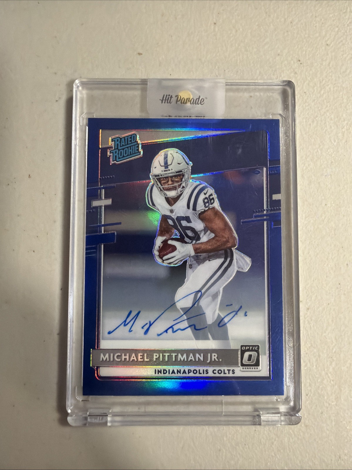 Michael Pittman Jr. Panini Donruss Optic #172 Autograph