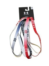 NWT Under Armour Womens UA Graphic Softball Headbands 6-Pack OSFA Multi-Color