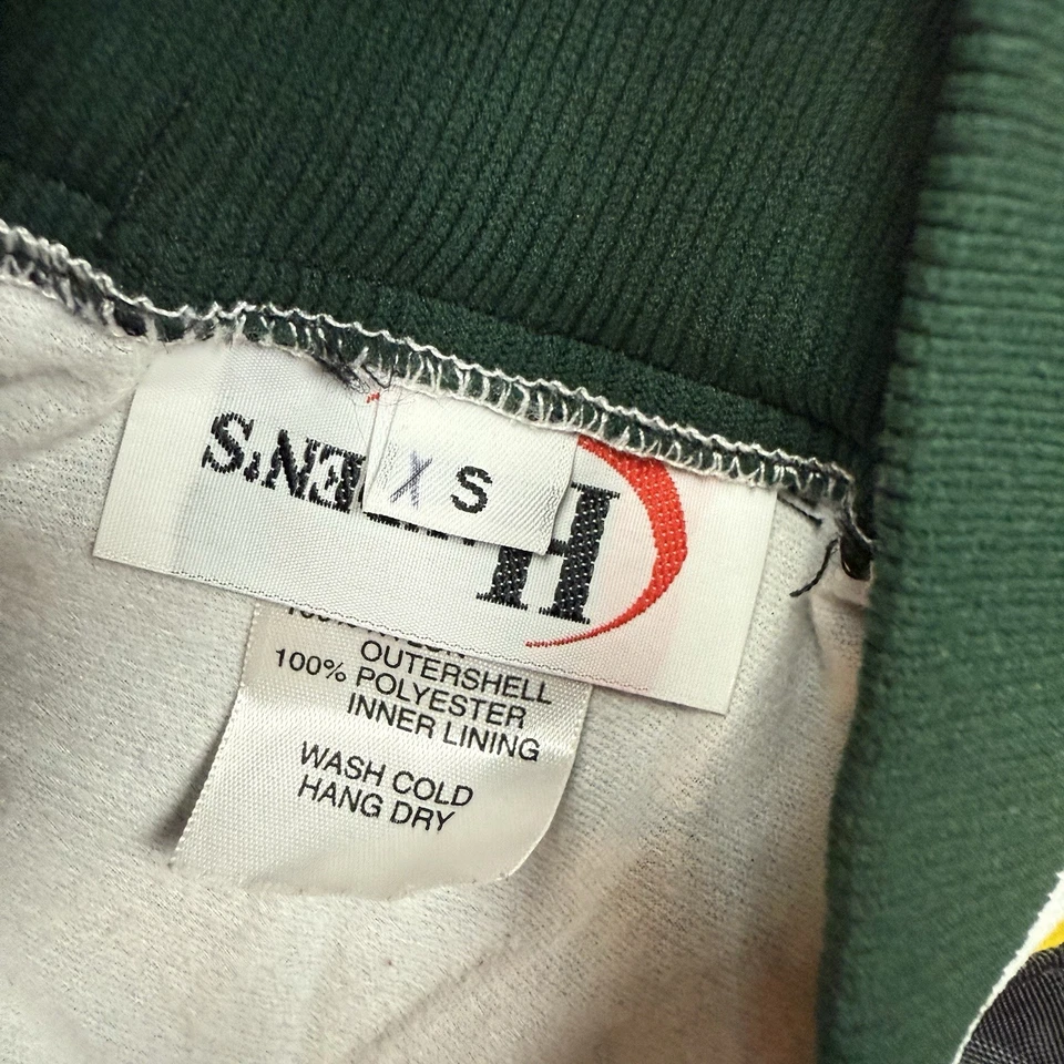 Chaqueta de béisbol vintage Oregon Ducks años 90 XS pulóver media cremallera equipo Foto 3 de 4