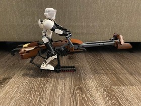 LEGO Star Wars: Scout Trooper & Speeder Bike (75532) Used, Open, 100% Complete