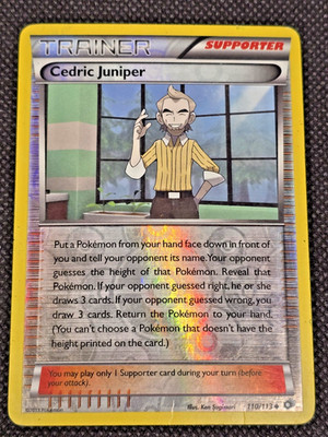 Legendary Treasures #110/113 Cedric Juniper Reverse Holo LP -- L18