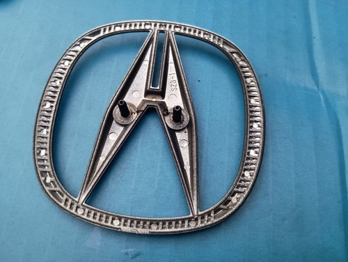 ACURA BLACK 3.5RL LOGO EMBLEM OEM USED - Foto 3 di 3