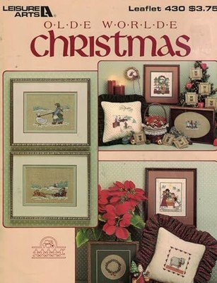 Olde Worlde Christmas Leaflet 430 Leisure Arts Cross Stitch Pattern