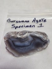 Polished Botswana Agate Specimen 1