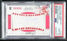 2020 Absolute Rookie Baseball Material Signatures Shogo Akiyama PSA 10 Auto n0c