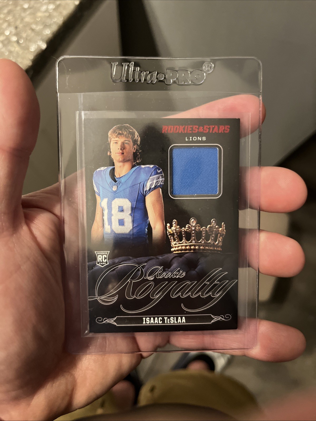 2025 Rookies And Stars Isaac Teslaa Rookie Royalty Patch Rc New Product!!! Lions