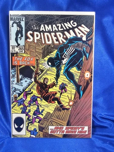 1985 Marvel Comics The Amazing Spider-Man #265 First Silver Sable App VF+ 8.5