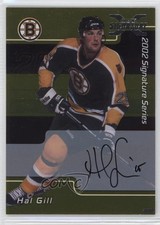 2002-03 ITG Be A Player Signature Series 2001-02 Buybacks Gold Hal Gill Auto 2a8