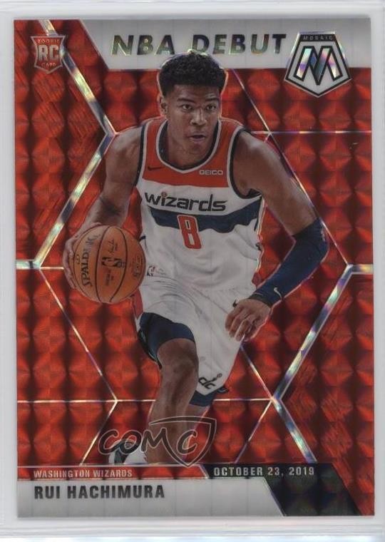 2019-20 Panini Mosaic NBA Debut Red Prizm Rui Hachimura #275 1p66