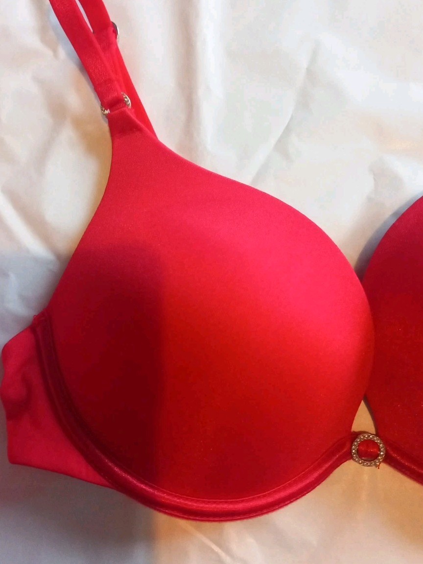 PRIMARK SECRET POSSESSIONS RED PUSH UP BOOST BRA SMOOTH CUP PRIMARK 32A-38DD image 4