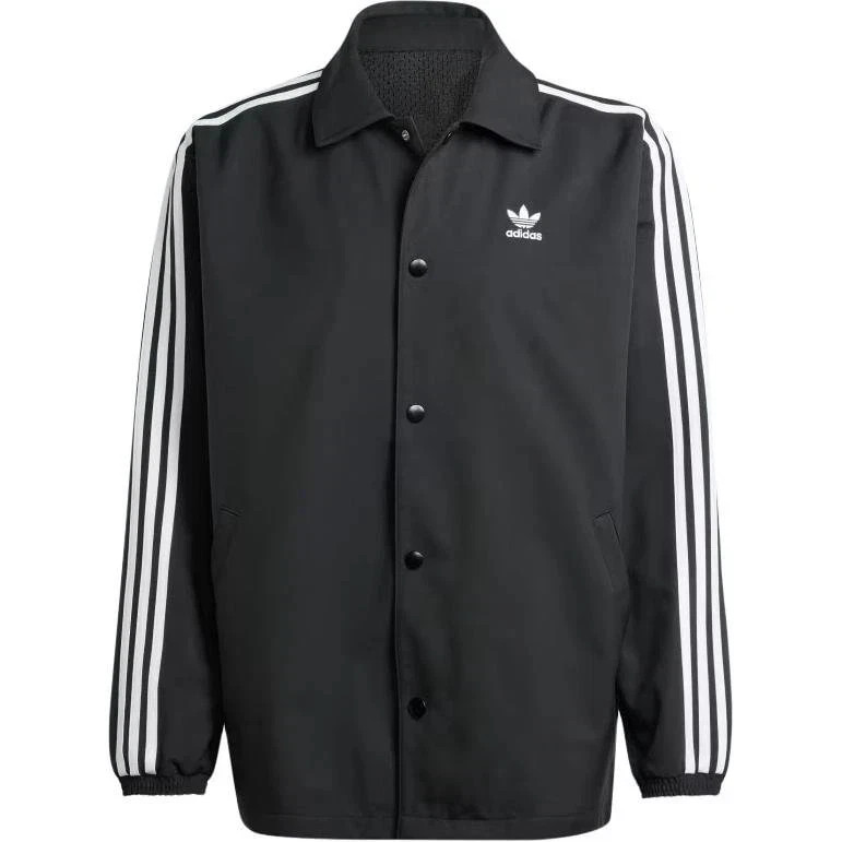 アンダーアーマー　アディダス　ローリングスジャケット　XL Adidas Originals Mesh Coach Men's Jacket IZ1831 Button panel Side