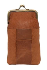 Genuine Leather Cigarette Case Holder Slim Pack Regular or 100's & Lighter...