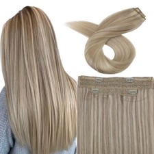 Sunny Hair FISHLINE 14" Rose / Champagne Wire Human Hair Extensions FP P18-613