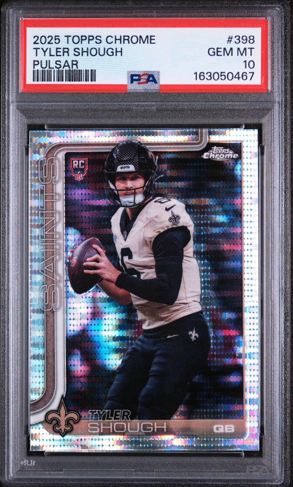 Tyler Shough Topps Chrome #398 Pulsar