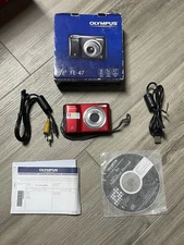 Olympus FE FE-47 14.0MP Digital Camera - Red